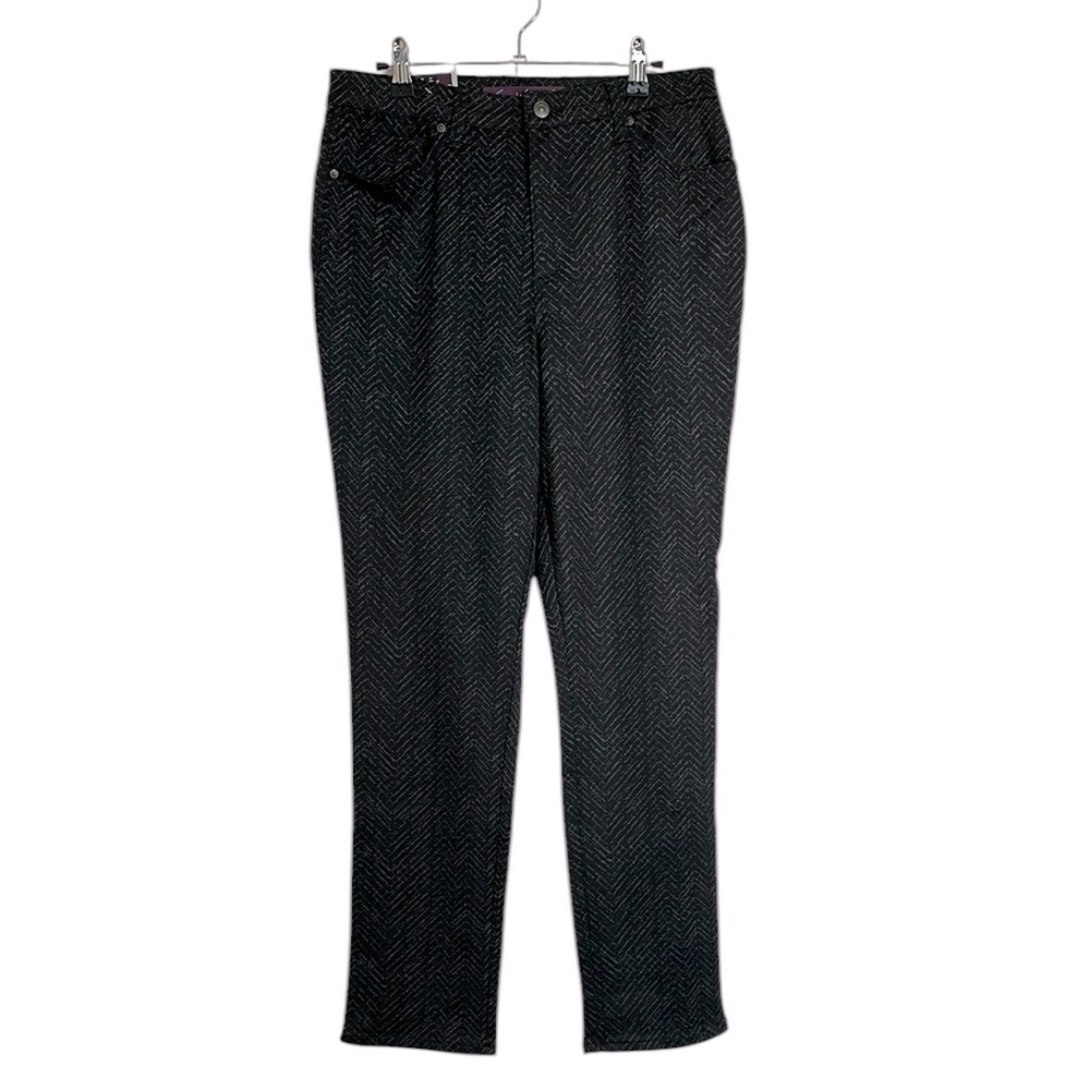 NWT Gloria Vanderbilt Amanda Slim Knit Ankle Ponte Pants Sz 10
